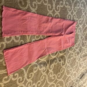 Women’s La miel pink crop flare pants ins size XS. Excellent used condition.